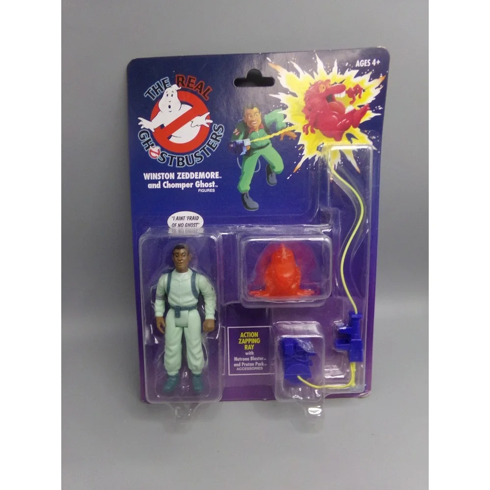 The Real Ghostbusters Winston Zeddemore‎ and Chomper Ghost Action Figure
